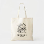 Gothic Wedding Bride Tote Bag Tragetasche (Vorne)