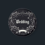 Gothic Wedding Car Magnet<br><div class="desc">Das Goth Magnet kann eine wunderbare Ergänzung zu einer Halloween-Hochzeit oder sogar zu einer einmaligen Touch an jedem Hochzeitstag sein. Die gotischen Elemente verleihen dem Ganzen eine Touch von Finsternis und Intrige, während die Blumenmuster das Gesamtbild abschwächen und so eine perfekte Balance für einen Hochzeitskongress schaffen. Die Platzierung dieser Magnete...</div>