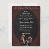 Gothic Wedding Dark Wedding Einladung (Vorderseite)