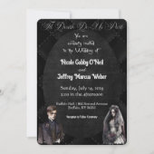 Gothic Wedding Dark Wedding Einladung (Vorderseite)