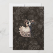 Gothic Wedding Dark Wedding Einladung (Rückseite)