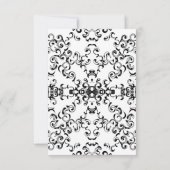 Gothic Wedding Einladung (Rückseite)