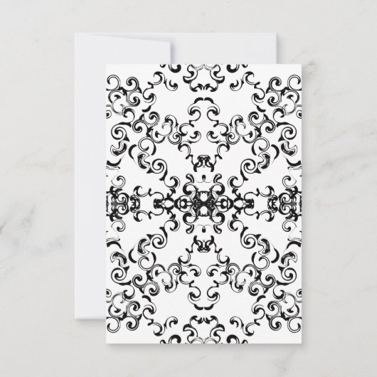 Gothic Wedding Einladung (Rückseite)