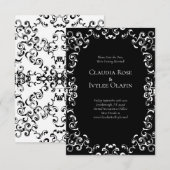 Gothic Wedding Einladung (Vorne/Hinten)