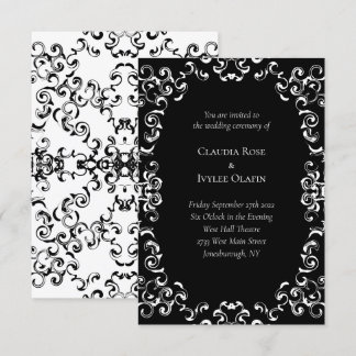Gothic Wedding Einladung
