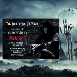 Gothic Wedding Einladung