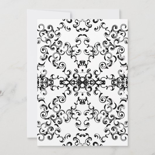 Gothic Wedding Einladung (Rückseite)