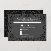 Gothic Wedding Einladung (Vorne/Hinten)