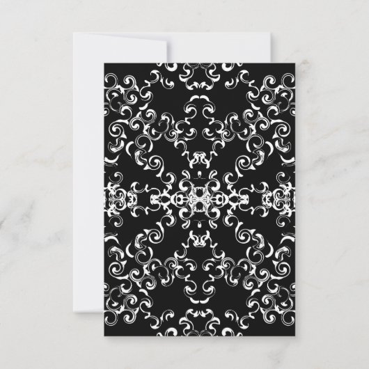 Gothic Wedding Einladung (Rückseite)