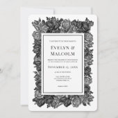 Gothic Wedding Einladung (Vorderseite)