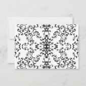 Gothic Wedding Einladung (Rückseite)