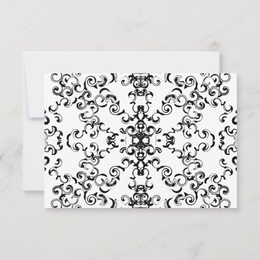 Gothic Wedding Einladung (Rückseite)