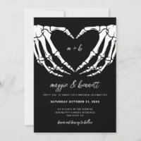 Gothic Wedding Einladung Halloween Hochzeitseinlad