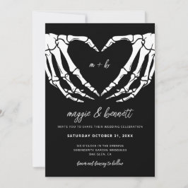 Gothic Wedding Einladung Halloween Hochzeitseinlad