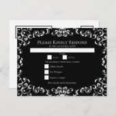 Gothic Wedding Feiertagspostkarte (Vorne/Hinten)