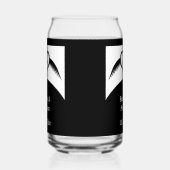 Gothic Wedding Flügelherz Mit Monogramm Dosenglas (Rechts)