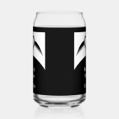 Gothic Wedding Flügelherz Mit Monogramm Dosenglas (Links)