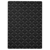 Gothic Wedding Flügelherz Mit Monogramm Klemmbrett (Rückseite)