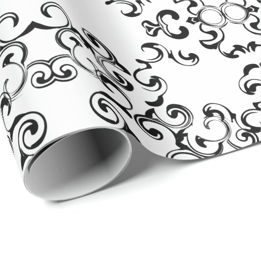 Gothic Wedding Geschenkpapier (Rolleneckpunkt)