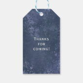 Gothic Wedding Gilded Frame Monogram Geschenkanhänger (Rückseite)