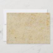 Gothic Wedding Invitation - Dunkle Blume Vintag Einladung (Rückseite)