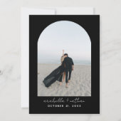 Gothic Wedding Invite, Moody bis Death Wedding Einladung (Rückseite)