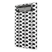 Gothic Wedding Kissing Black Swans Gemustert Mini Klemmbrett (Gewinkelt2)