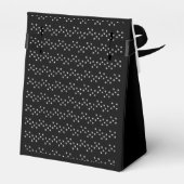 Gothic Wedding Kissing Ravens Custom Geschenkschachtel (Rückseite)