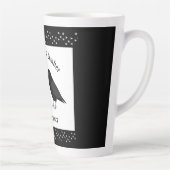 Gothic Wedding Kissing Ravens Custom Milchtasse (Rechts)