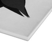 Gothic Wedding Kissing Ravens Custom Schneidebrett (Ecke)