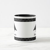 Gothic Wedding Kissing Ravens Custom Tasse (Zentrum)