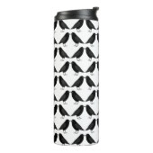 Gothic Wedding Kissing Ravens Gemustert Thermosbecher (Nach links gedreht)