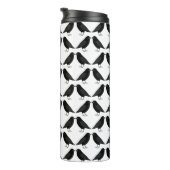 Gothic Wedding Kissing Ravens Gemustert Thermosbecher (Nach rechts gedreht)
