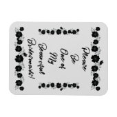 Gothic Wedding Magnet (Horizontal)