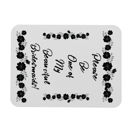 Gothic Wedding Magnet (Horizontal)