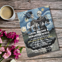 Gothic Wedding Niedlich Skeletons Dance Van Gogh S
