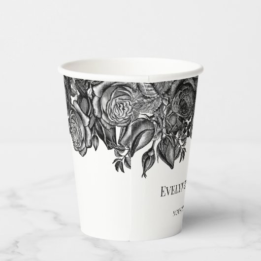 Gothic Wedding Pappbecher (Rechts)
