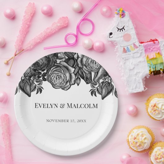 Gothic Wedding Pappteller (Party)