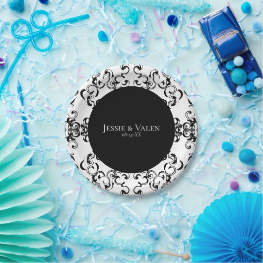 Gothic Wedding Pappteller (Party)