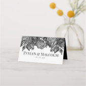 Gothic Wedding Platzkarte (Rückseite)