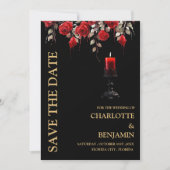 Gothic Wedding Save The Date (Vorderseite)