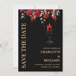 Gothic Wedding Save The Date