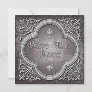 Gothic Wedding Save the Date Einladung