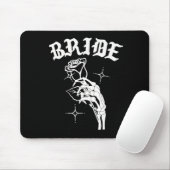 Gothic Wedding Skeleton Bride Spooky Halloween Jus Mousepad (Mit Mouse)