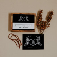 Gothic Wedding Skeleton Hands Hochzeitsstift QR Co