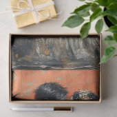 Gothic Wedding Skeleton Mermaid Skull Decoupage Seidenpapier (Geschenk)