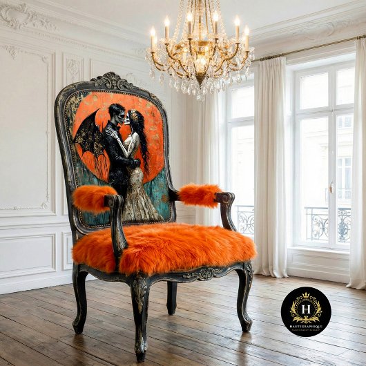 Gothic Wedding Skeleton Mermaid Skull Decoupage Seidenpapier