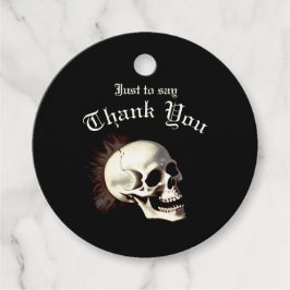 Gothic Wedding Skeletts Geschenkanhänger