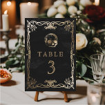 Gothic Wedding Skull Tischnummer<br><div class="desc">Gothic Wedding Skull</div>