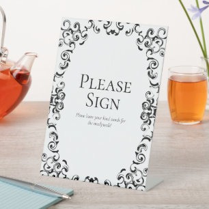 Gothic Wedding Sockelschild